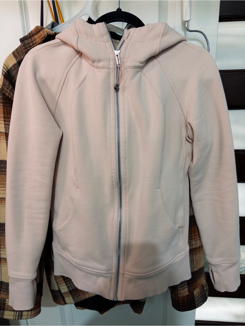 lululemon athletica Kids Light Pink Zip Hoodie Jacket
